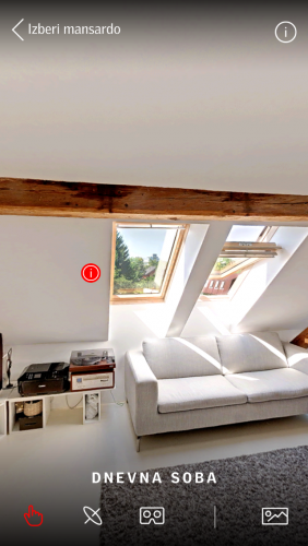 VELUX VR mansarda