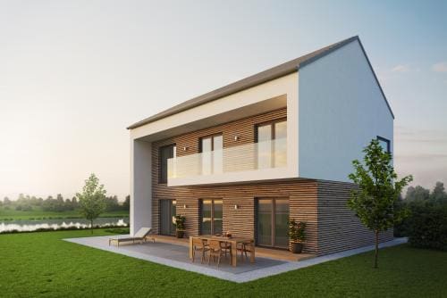 V Lokrovcu pri Celju na ogled skoraj nič-energijska hiša Lumar Urbano-D 149