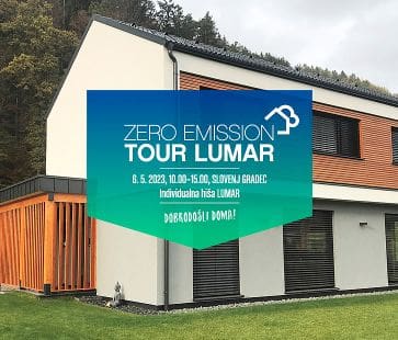Lumar Zero Emission Tour - na ogled individualna hiša Lumar