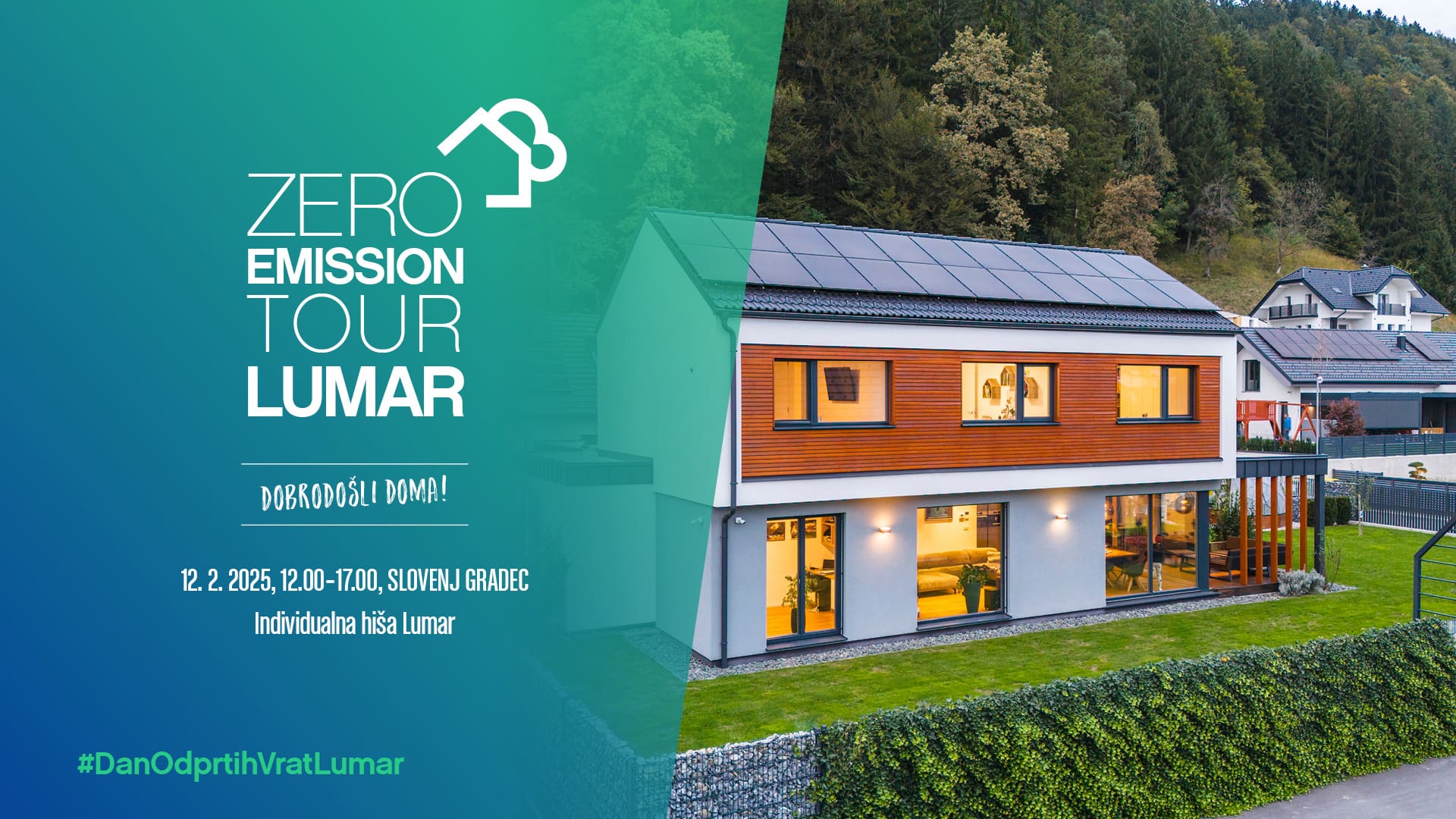 Na ogled individualna skoraj-nič energijska hiša Lumar