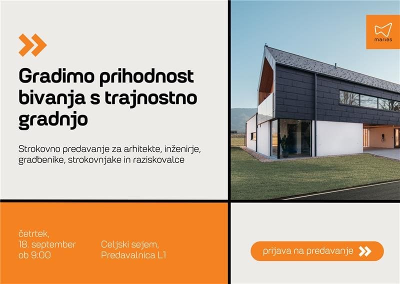 Marles na MOS 2025 s strokovnim predavanjem: »Gradimo prihodnost bivanja s trajnostno gradnjo«