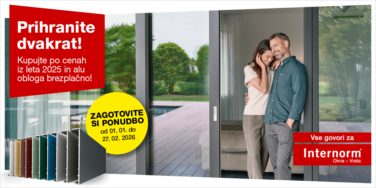 Več kot 90 let kakovosti iz avstrije – praznujemo še do 27. 2. 2026.Kupujte po cenah iz leta 2025 in aluminijasta obloga GRATIS!